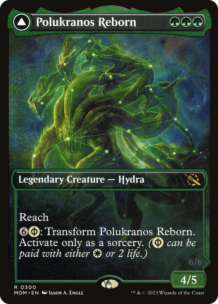 Polukranos Reborn (Showcase) (300) [March of the Machine] foil - Deck Out Gaming
