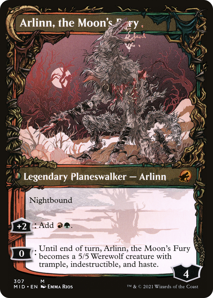 Arlinn, the Pack's Hope (Showcase) (307) [Innistrad: Midnight Hunt] - Deck Out Gaming