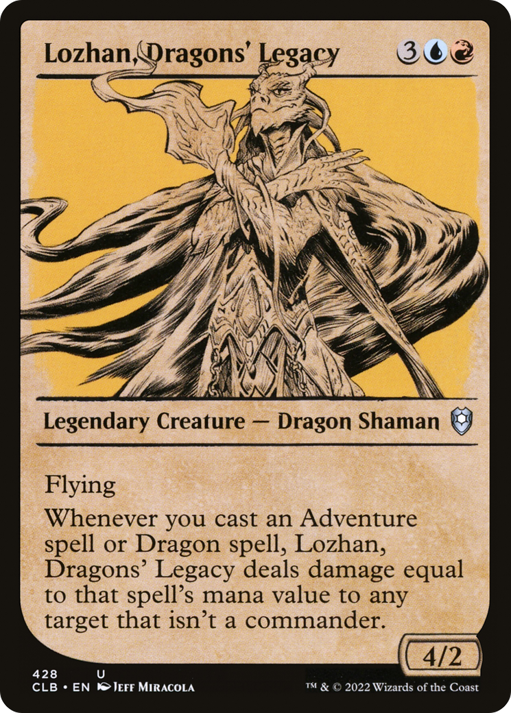 Lozhan, Dragons' Legacy (Showcase) (428) [Commander Legends: Battle for Baldur's Gate] foil - Deck Out Gaming