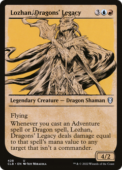 Lozhan, Dragons' Legacy (Showcase) (428) [Commander Legends: Battle for Baldur's Gate] - Deck Out Gaming