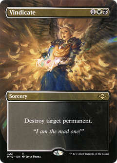 Vindicate (Borderless) (322) [Modern Horizons 2] foil - Deck Out Gaming
