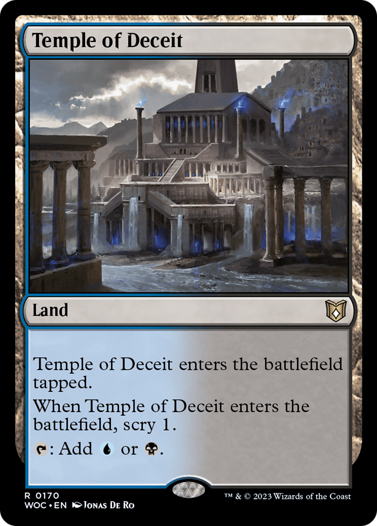 Temple of Deceit (170) [Wilds of Eldraine Commander] - Deck Out Gaming