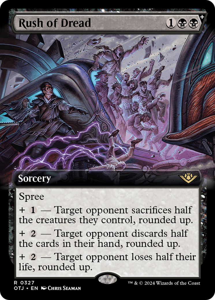 Rush of Dread (Extended Art) (327) [Outlaws of Thunder Junction] - Deck Out Gaming