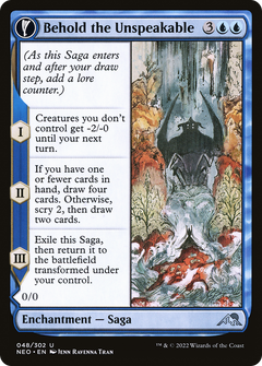 Behold the Unspeakable (48) [Kamigawa: Neon Dynasty] foil - Deck Out Gaming