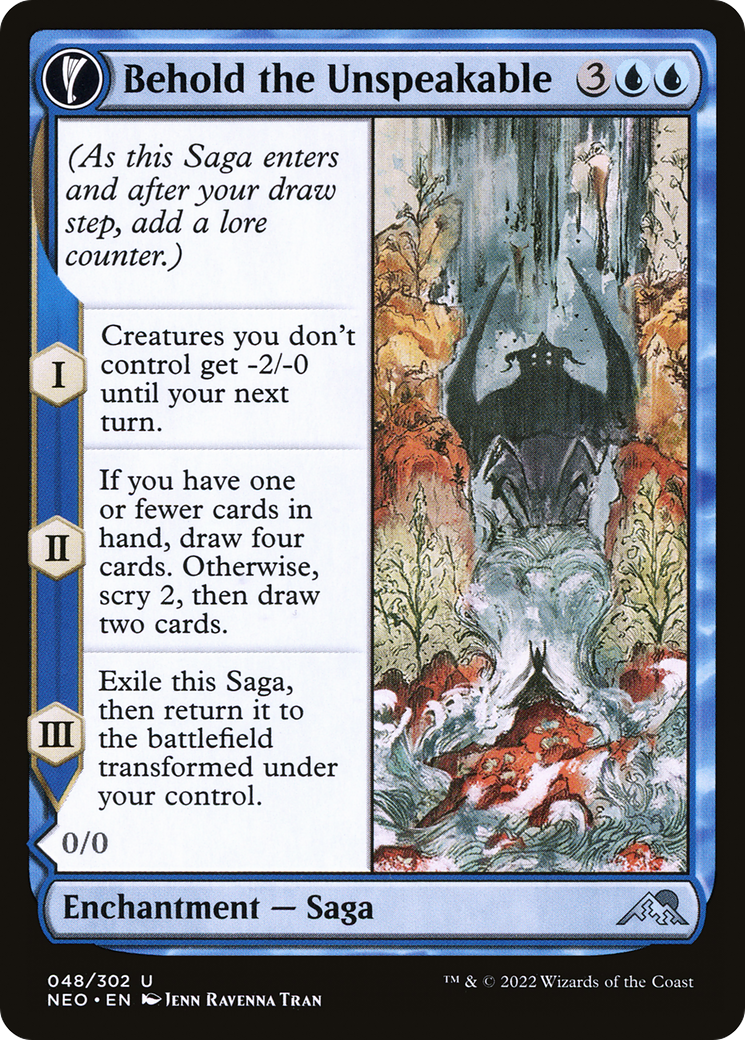 Behold the Unspeakable (48) [Kamigawa: Neon Dynasty] foil - Deck Out Gaming