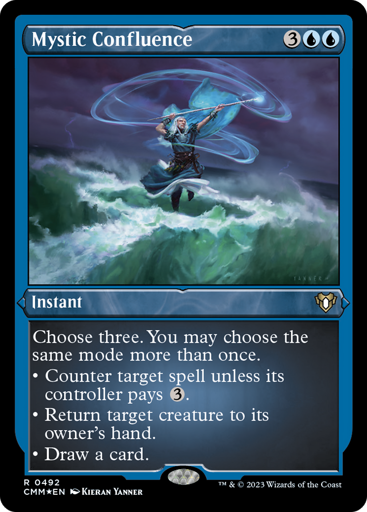 Mystic Confluence (492) [Commander Masters] etched - Deck Out Gaming