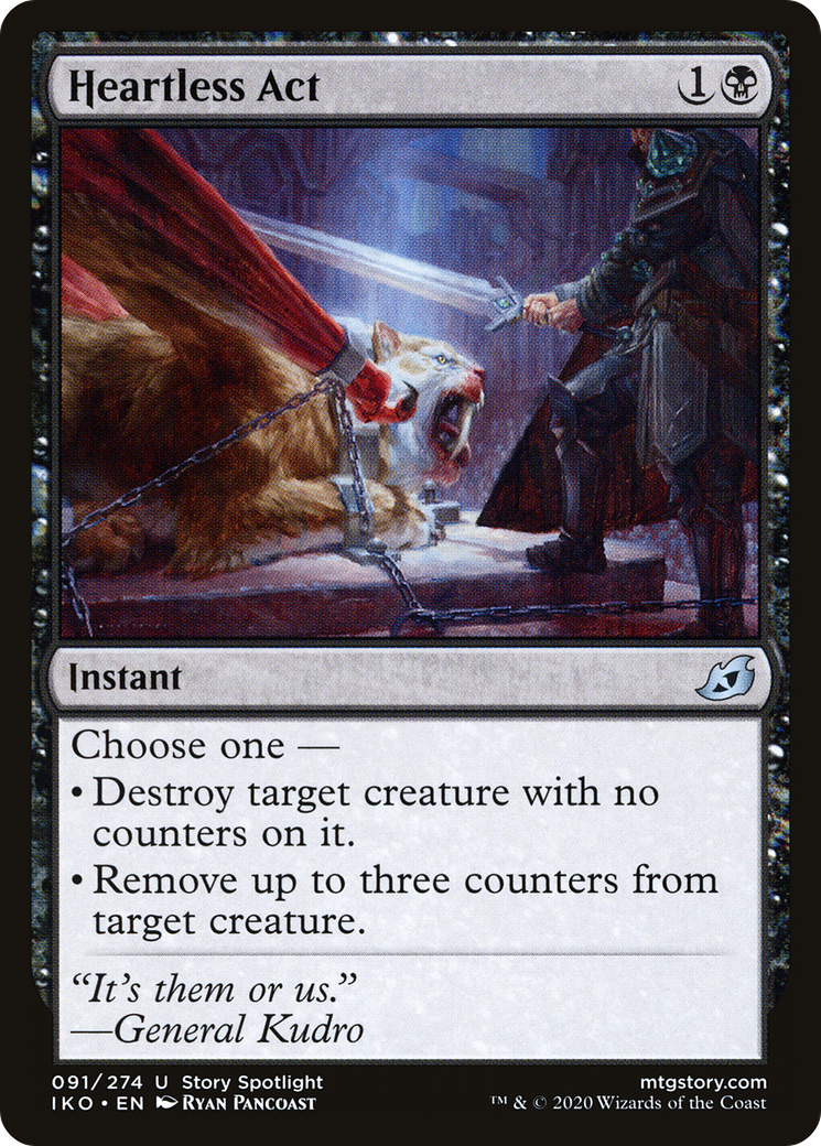 Heartless Act (91) [Ikoria: Lair of Behemoths] foil - Deck Out Gaming