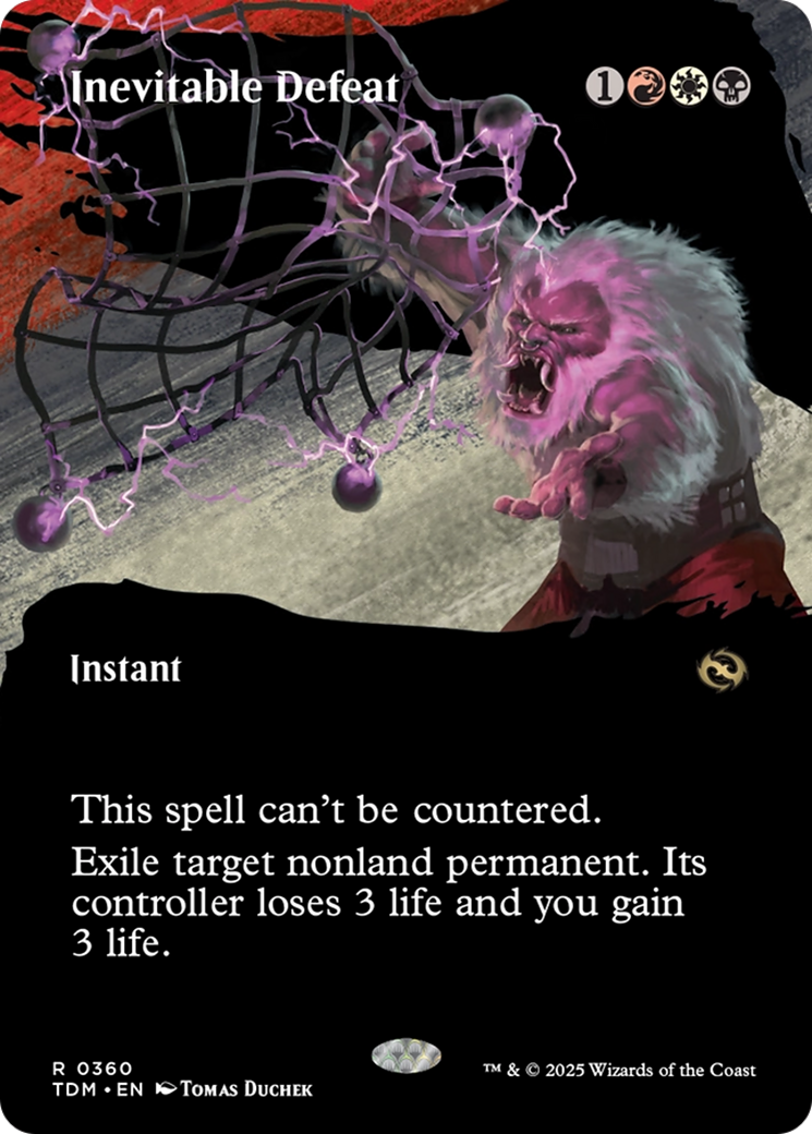 Inevitable Defeat (Borderless) (360) [Tarkir: Dragonstorm] - Deck Out Gaming