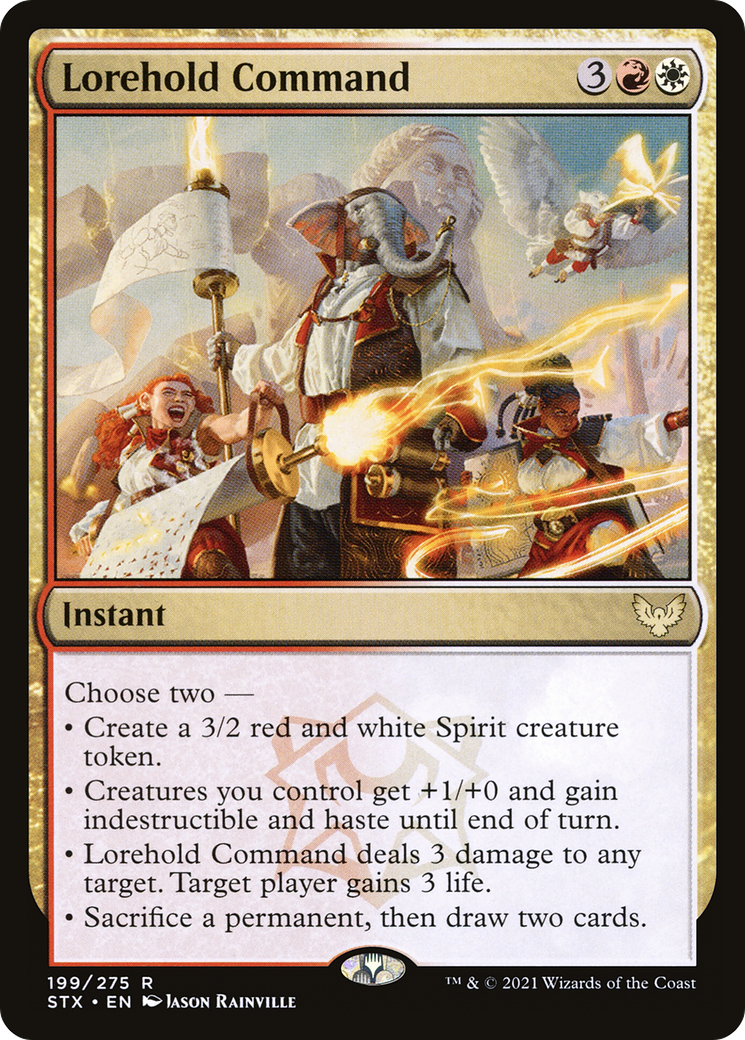 Lorehold Command (199) [Strixhaven: School of Mages] foil - Deck Out Gaming