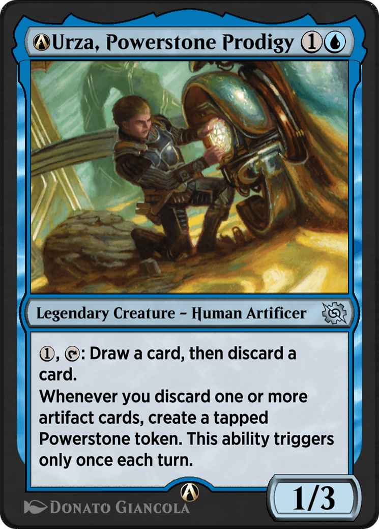 A-Urza, Powerstone Prodigy (A-69) [The Brothers' War] - Deck Out Gaming