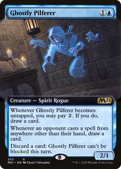 Ghostly Pilferer (Extended Art) (350) [Core Set 2021] - Deck Out Gaming