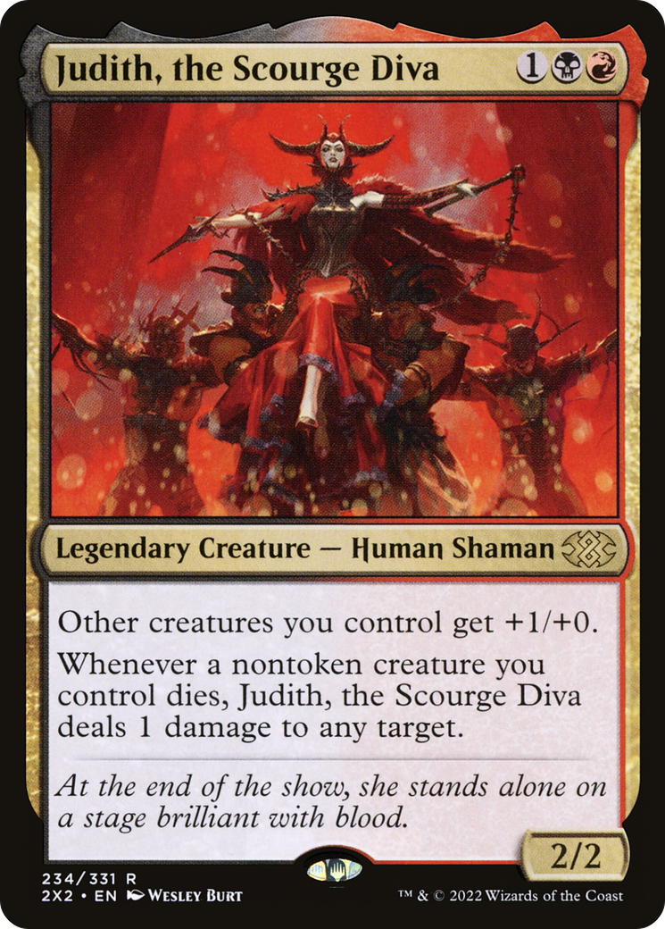 Judith, the Scourge Diva (234) [Double Masters 2022] - Deck Out Gaming