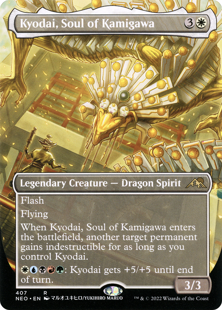 Kyodai, Soul of Kamigawa (Borderless) (407) [Kamigawa: Neon Dynasty] foil - Deck Out Gaming