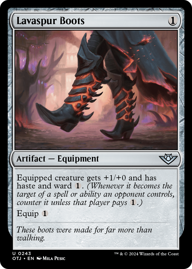 Lavaspur Boots (243) [Outlaws of Thunder Junction] - Deck Out Gaming
