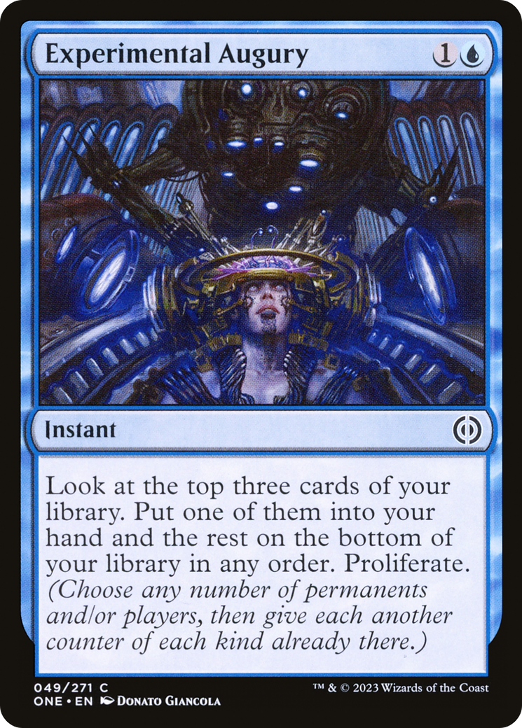 Experimental Augury (49) [Phyrexia: All Will Be One] - Deck Out Gaming