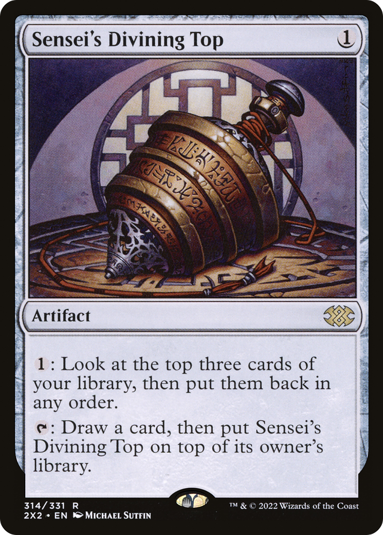Sensei's Divining Top (314) [Double Masters 2022] - Deck Out Gaming