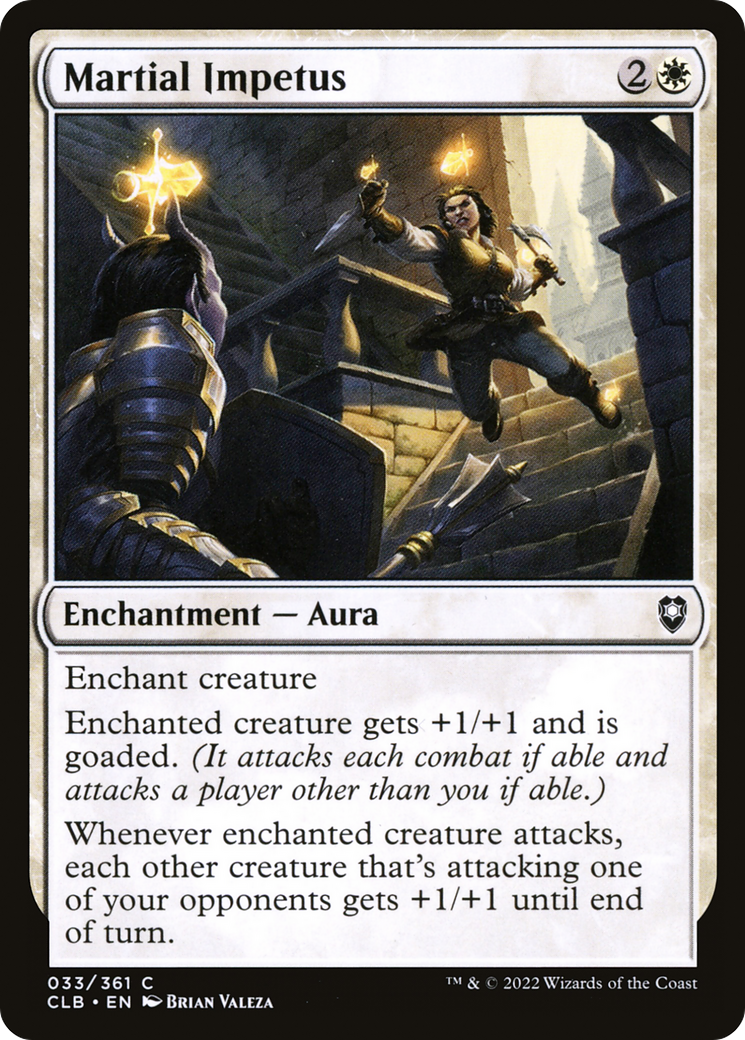 Martial Impetus (33) [Commander Legends: Battle for Baldur's Gate] foil - Deck Out Gaming
