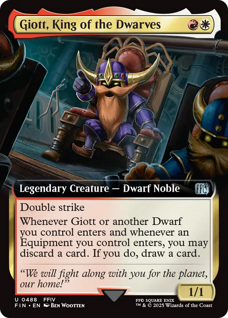 Giott, King of the Dwarves (488) [FINAL FANTASY] foil - Deck Out Gaming
