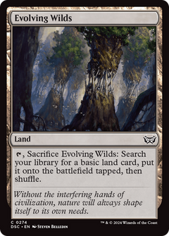 Evolving Wilds (274) [Duskmourn: House of Horror Commander] - Deck Out Gaming