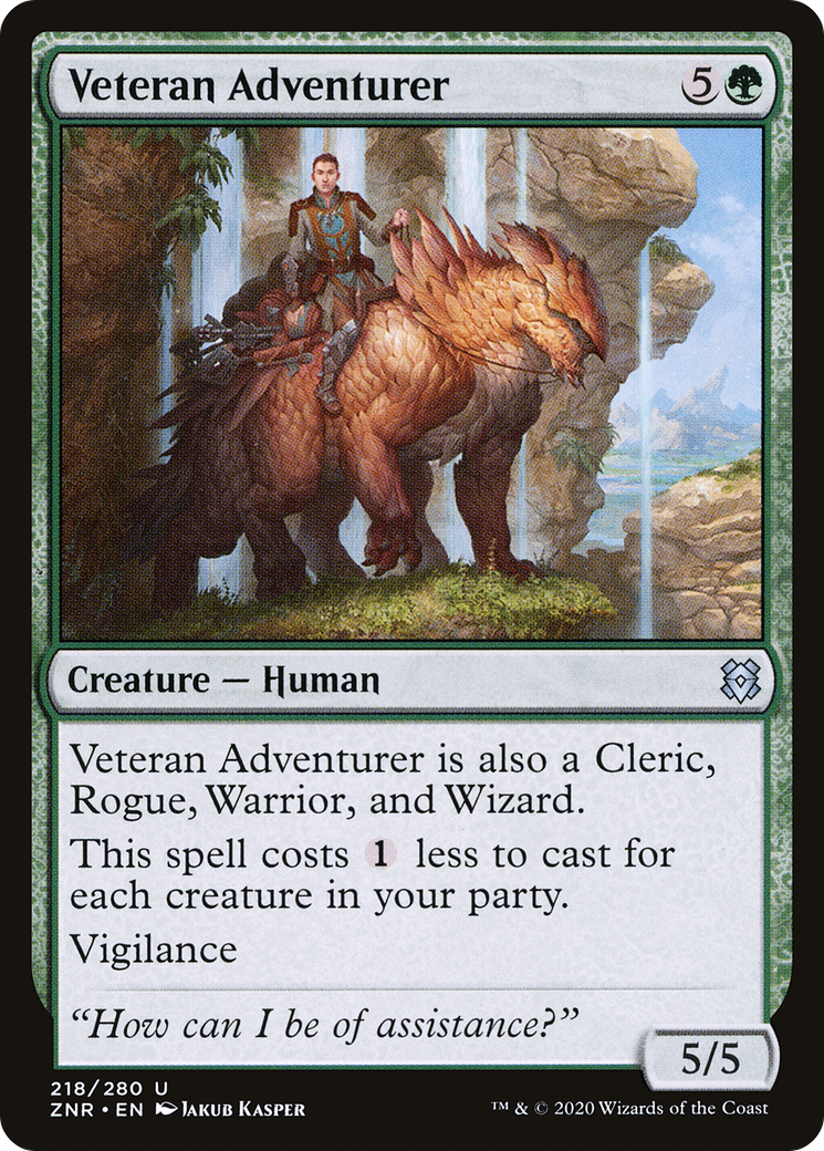 Veteran Adventurer (218) [Zendikar Rising] - Deck Out Gaming