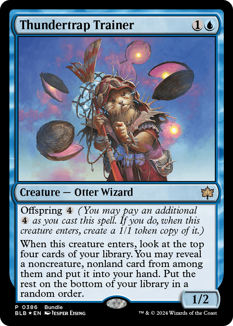 Thundertrap Trainer (BLB Bundle) (386) [Bloomburrow] foil - Deck Out Gaming