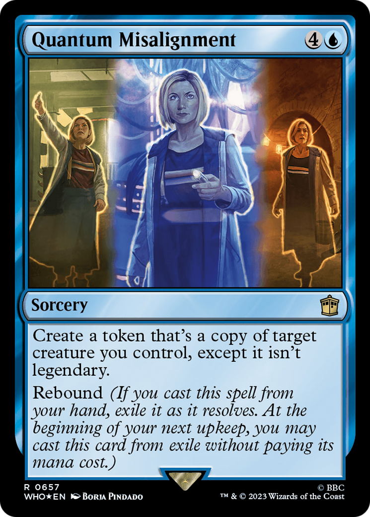 Quantum Misalignment (Surge Foil) (657) [Doctor Who] foil - Deck Out Gaming