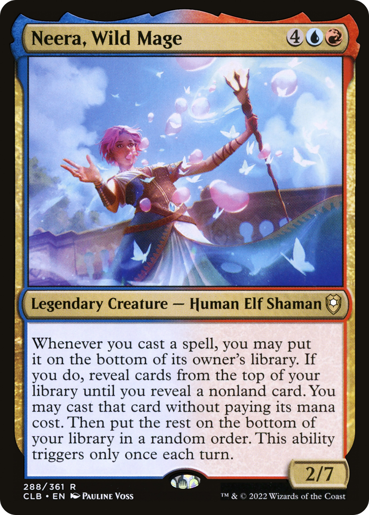 Neera, Wild Mage (288) [Commander Legends: Battle for Baldur's Gate] - Deck Out Gaming