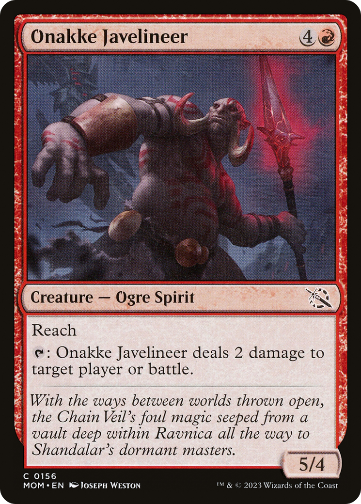 Onakke Javelineer (156) [March of the Machine] - Deck Out Gaming