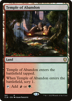 Temple of Abandon (921) [Commander Legends: Battle for Baldur's Gate] - Deck Out Gaming