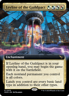 Leyline of the Guildpact (Extended Art) (418) [Murders at Karlov Manor] foil - Deck Out Gaming
