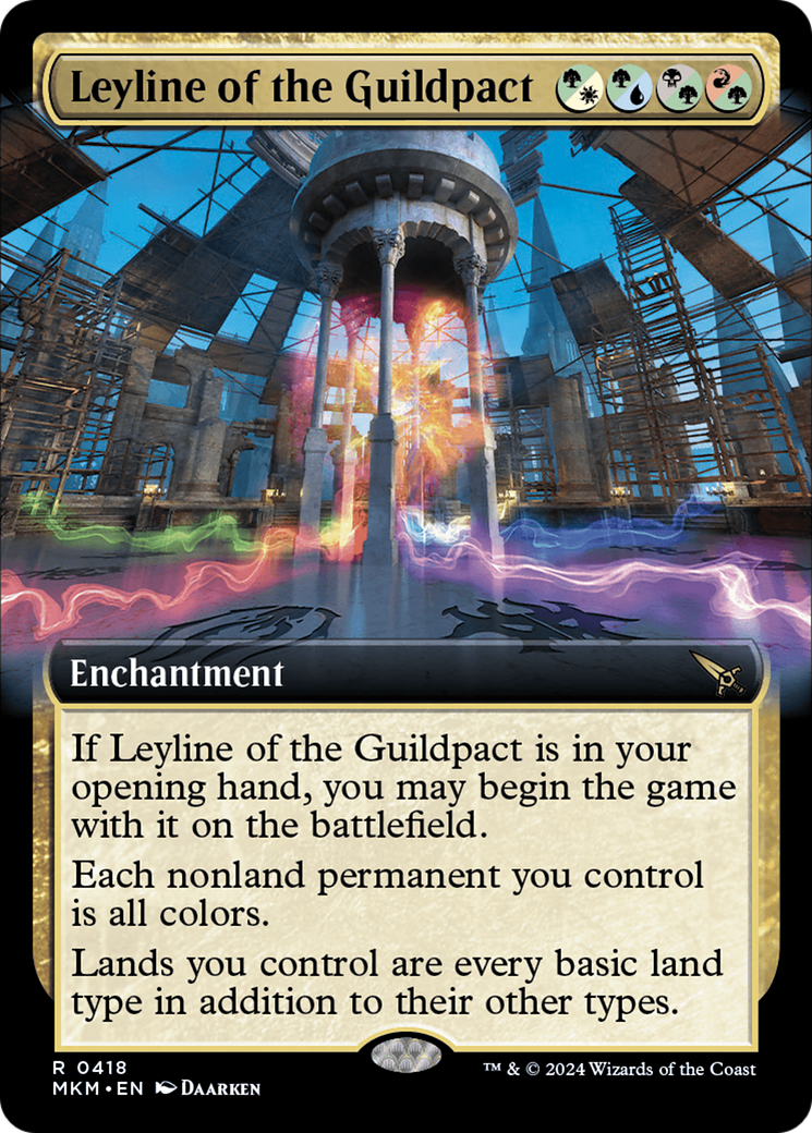 Leyline of the Guildpact (Extended Art) (418) [Murders at Karlov Manor] foil - Deck Out Gaming