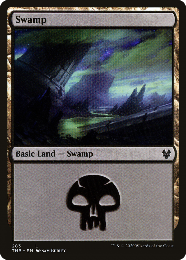 Swamp (283) (283) [Theros Beyond Death] foil - Deck Out Gaming