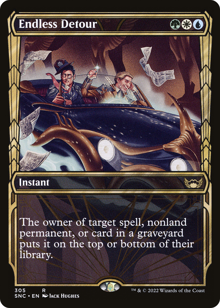 Endless Detour (Showcase) (305) [Streets of New Capenna] foil - Deck Out Gaming