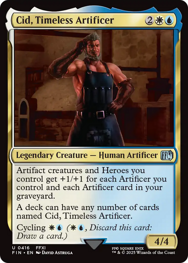 Cid, Timeless Artificer (416) [FINAL FANTASY] - Deck Out Gaming