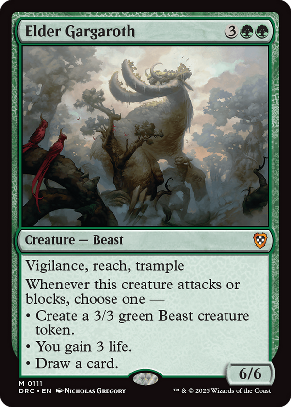 Elder Gargaroth (111) [Commander: Aetherdrift] - Deck Out Gaming