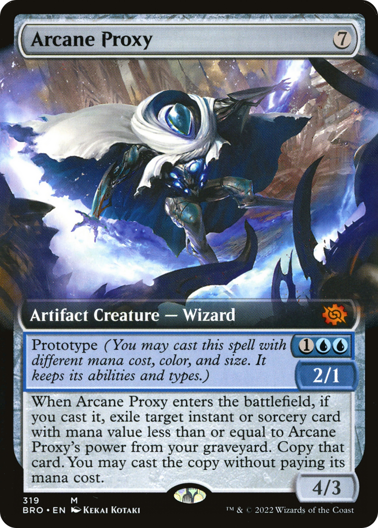 Arcane Proxy (Extended Art) (319) [The Brothers' War] foil - Deck Out Gaming