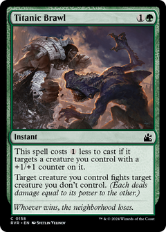 Titanic Brawl (158) [Ravnica Remastered] foil - Deck Out Gaming