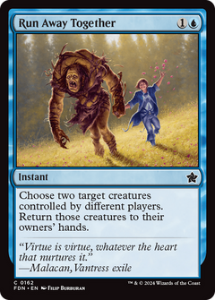 Run Away Together (162) [Foundations] foil - Deck Out Gaming