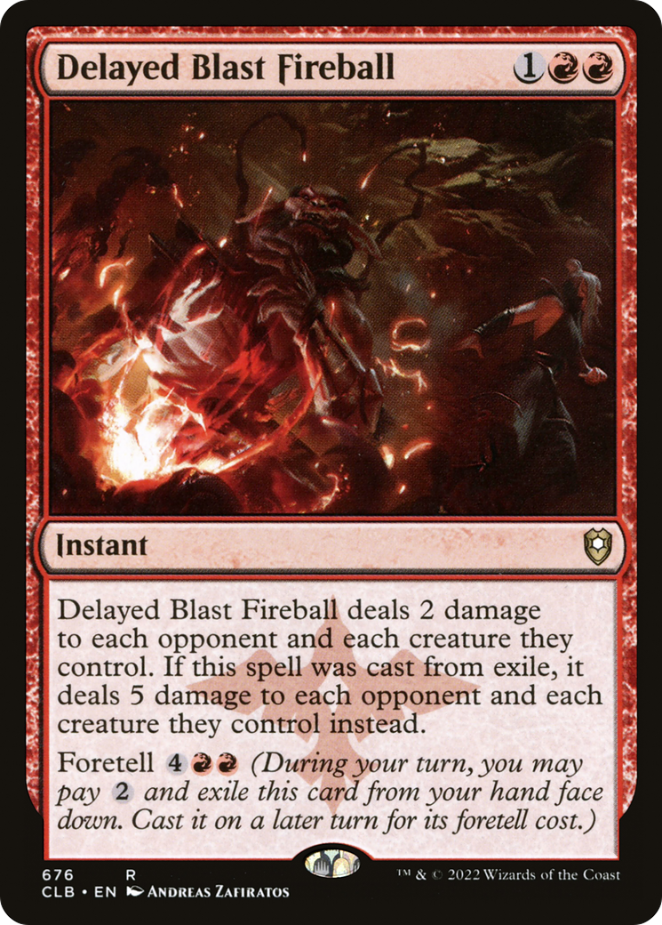 Delayed Blast Fireball (676) [Commander Legends: Battle for Baldur's Gate] - Deck Out Gaming