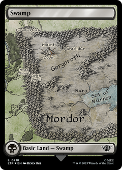 Swamp (0718) (Surge Foil) (718) [The Lord of the Rings: Tales of Middle-earth] foil - Deck Out Gaming