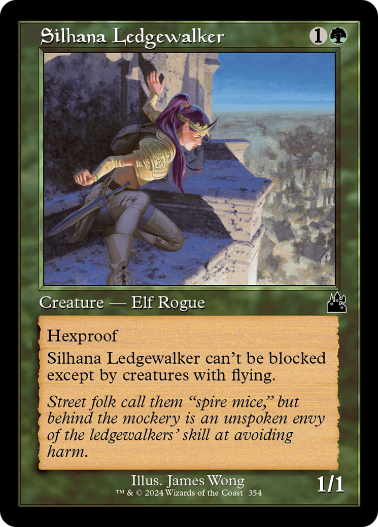 Silhana Ledgewalker (Retro Frame) (354) [Ravnica Remastered] foil - Deck Out Gaming