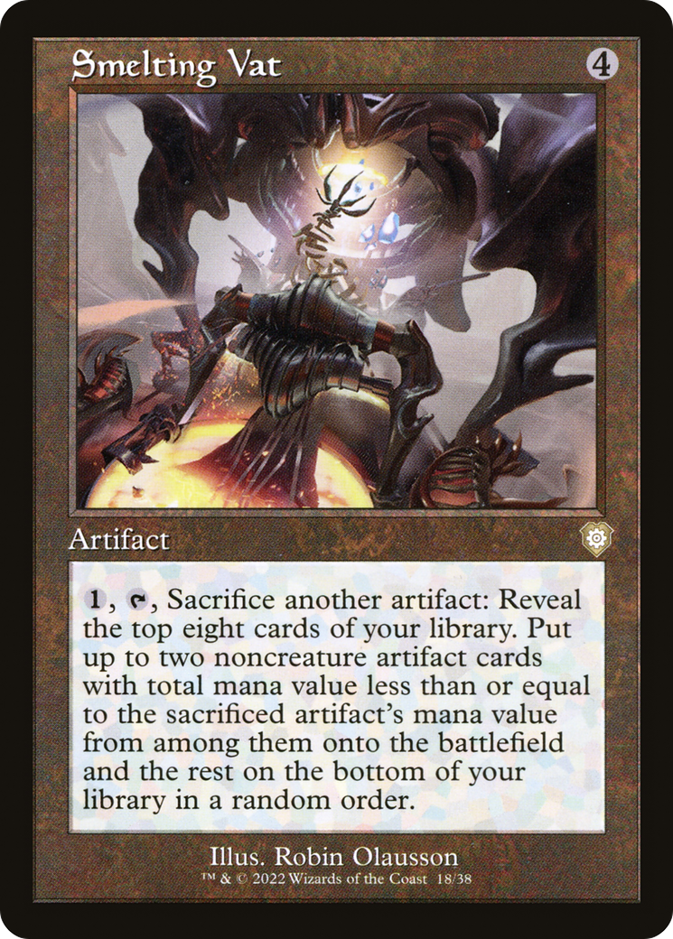 Smelting Vat (Retro Frame) (18) [The Brothers' War Commander] - Deck Out Gaming
