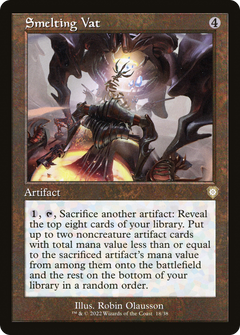 Smelting Vat (Retro Frame) (18) [The Brothers' War Commander] - Deck Out Gaming
