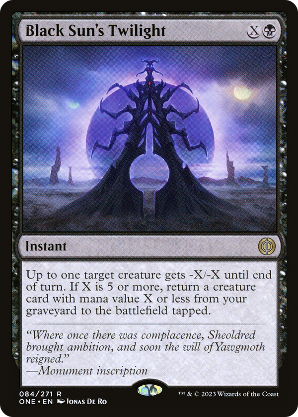 Black Sun's Twilight (84) [Phyrexia: All Will Be One] foil - Deck Out Gaming