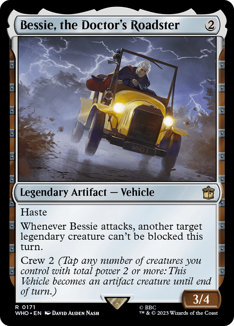 Bessie, the Doctor's Roadster (171) [Doctor Who] foil - Deck Out Gaming