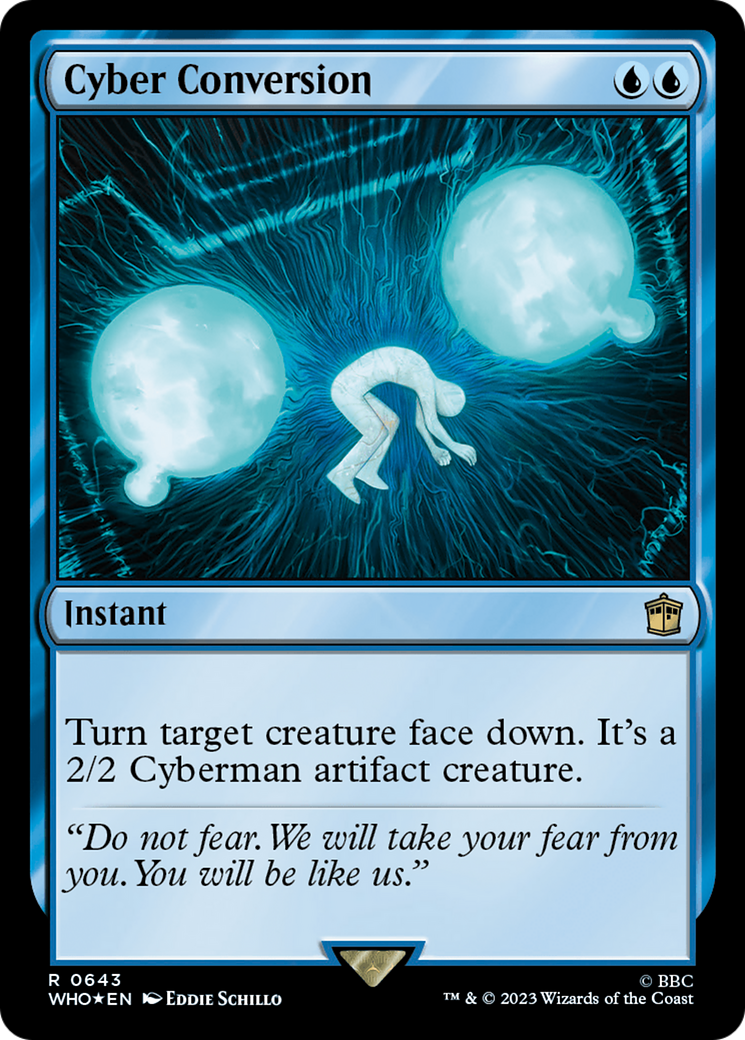 Cyber Conversion (Surge Foil) (643) [Doctor Who] foil - Deck Out Gaming