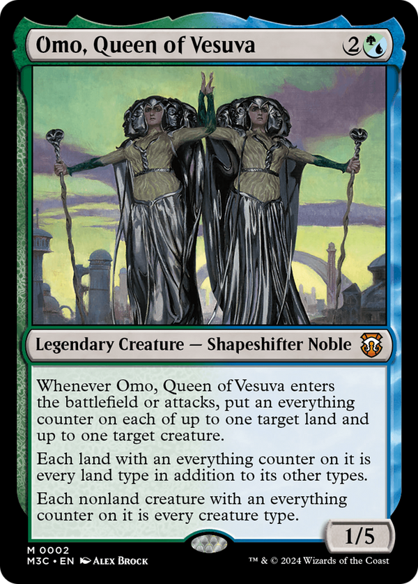 Omo, Queen of Vesuva (2) [Modern Horizons 3 Commander] foil - Deck Out Gaming