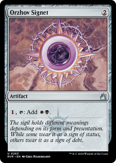 Orzhov Signet (263) [Ravnica Remastered] - Deck Out Gaming