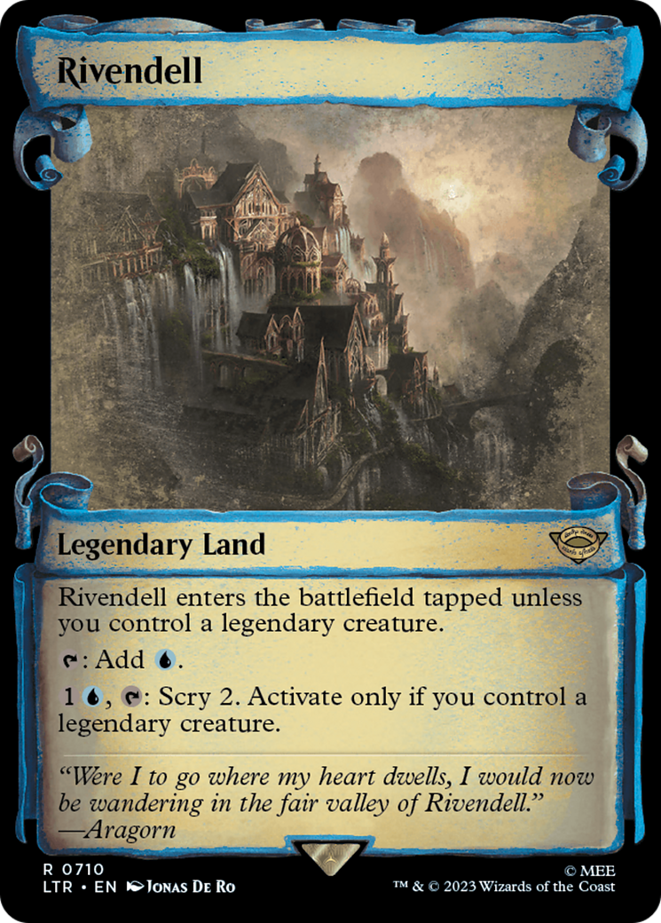 Rivendell (Showcase Scrolls) (710) [The Lord of the Rings: Tales of Middle-earth] foil - Deck Out Gaming