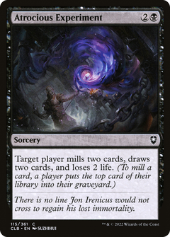 Atrocious Experiment (115) [Commander Legends: Battle for Baldur's Gate] foil - Deck Out Gaming